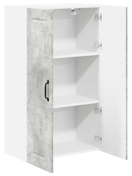 VidaXL Konyhaszekrény polcokkal Beton Szürke 60 x 31 x 100 cm Faanyag