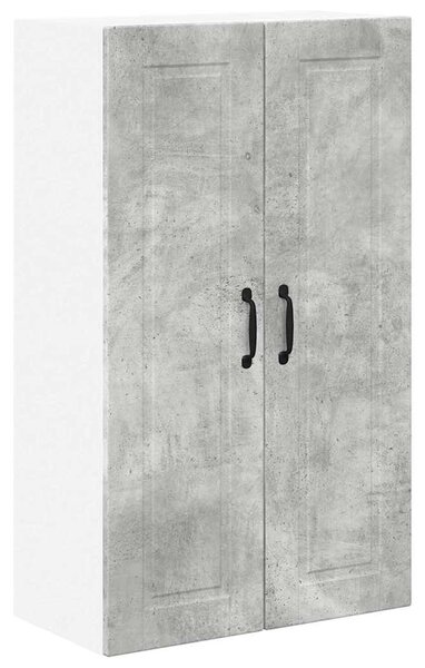 VidaXL Konyhaszekrény polcokkal Beton Szürke 60 x 31 x 100 cm Faanyag