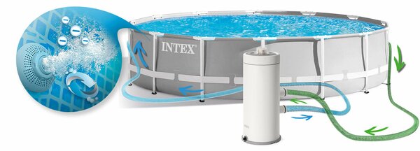 Intex kerti keret medence 457 x 107 cm 18in1 26724