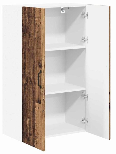 VidaXL Konyhaszekrény polcokkal Öreg fa 60 x 31 x 100 cm Faanyag