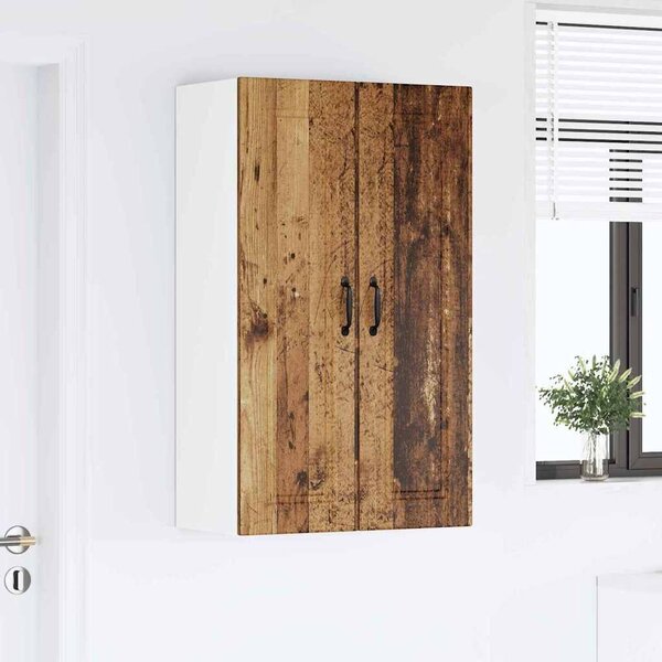 VidaXL Konyhaszekrény polcokkal Öreg fa 60 x 31 x 100 cm Faanyag