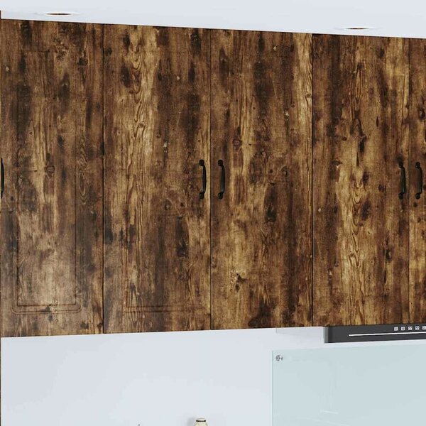 VidaXL Konyhaszekrény polcokkal Füstölt tölgy 80 x 31 x 100 cm Faanyag