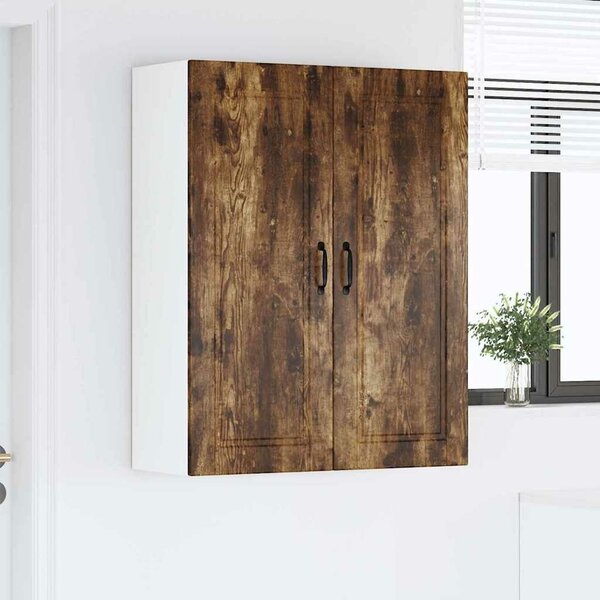 VidaXL Konyhaszekrény polcokkal Füstölt tölgy 80 x 31 x 100 cm Faanyag