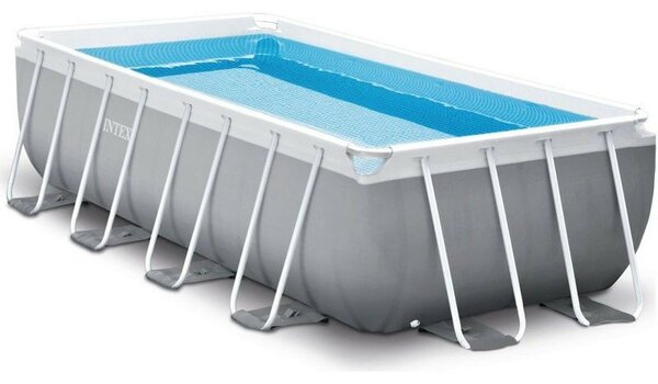 Intex Fémvázas medence szett Prism 400x200x122 cm
