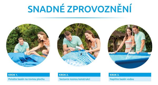 Intex Marimex Florida medence 3,05 x 0,76 m BEACHSIDE tartozékok nélkül - 28206