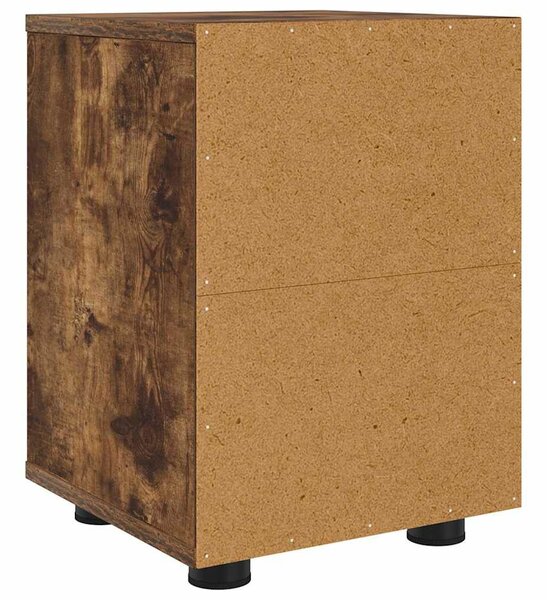 VidaXL Éjjeliszekrények 2 pcs Füstölt tölgy 30,5 x 30 x 43 cm Faanyag