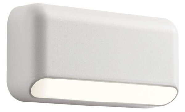 SAPO kültéri LED fali lámpa matt fehér, 450 lm