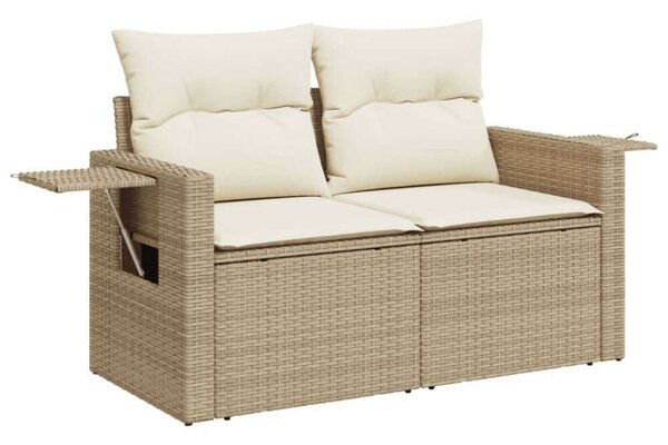 VidaXL Polyrattan Kerti Ülőgarnitúra - 12 részes - Bézs