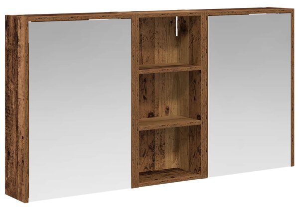 Fürdőszobai Szekrény Szett 3 pcs 116 x 16 x 62,5 cm Faanyag