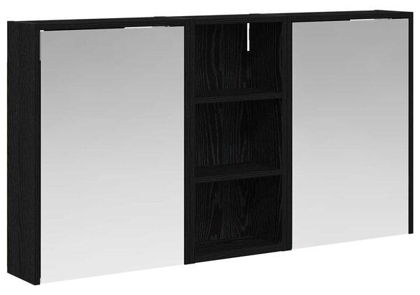 Fürdőszobai Szekrény Szett 3 pcs 116 x 16 x 62,5 cm Faanyag