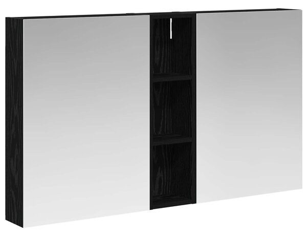 Fürdőszobai Szekrény Szett 3 pcs 120 x 14,5 x 70 cm Faanyag