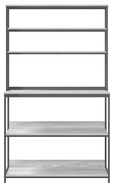 VidaXL Konyhai polc Szürke Sonoma 100 x 40 x 168 cm Faanyag