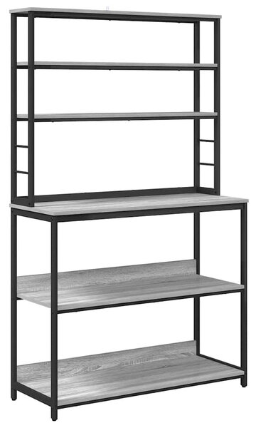 VidaXL Konyhai polc Szürke Sonoma 100 x 40 x 168 cm Faanyag