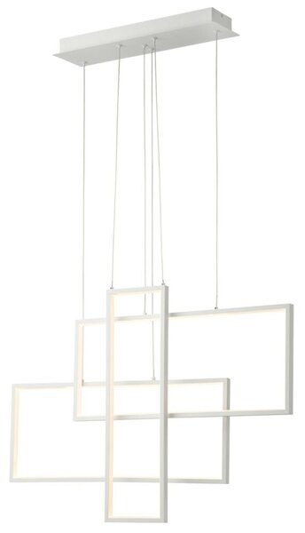 PLANAO LED csillár, matt fehér, 60W