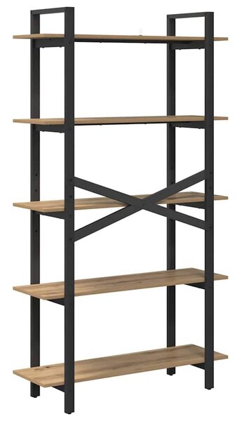 VidaXL Könyvespolc Artisan tölgy 100 x 33,5 x 178 cm Faanyag