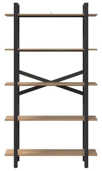 VidaXL Könyvespolc Artisan tölgy 100 x 33,5 x 178 cm Faanyag