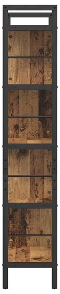 VidaXL Könyvespolc Öreg fa 75 x 30 x 156 cm Faanyag