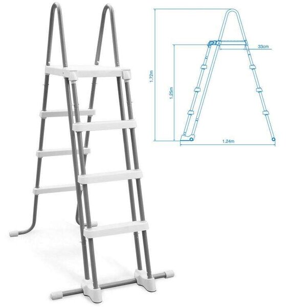 Intex Prism Fémvázas Medence - 549x122cm