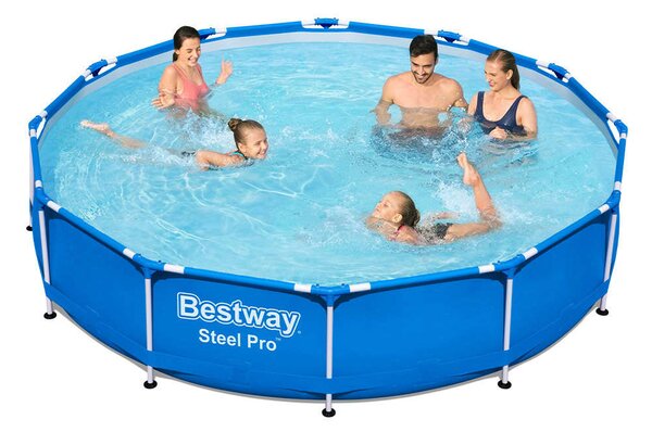 Bestway fémvázas medence, 366x76 cm, 6500 liter, szűrőszivattyúval