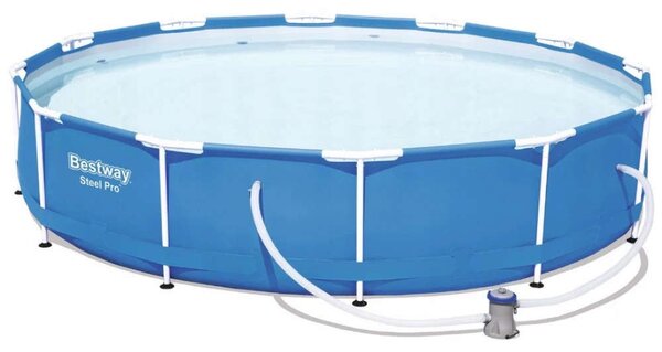 Bestway fémvázas medence, 366x76 cm, 6500 liter, szűrőszivattyúval