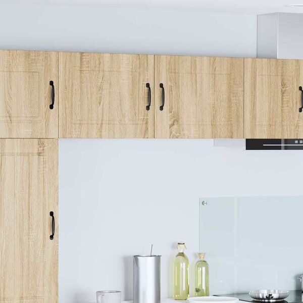 VidaXL Fali Szekrény PORTO 2 pcs Sonoma tölgy 50 x 31 x 40 cm Faanyag