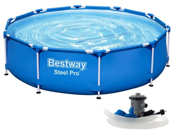 Bestway fémvázas medence, 366x76 cm, 6500 liter, szűrőszivattyúval