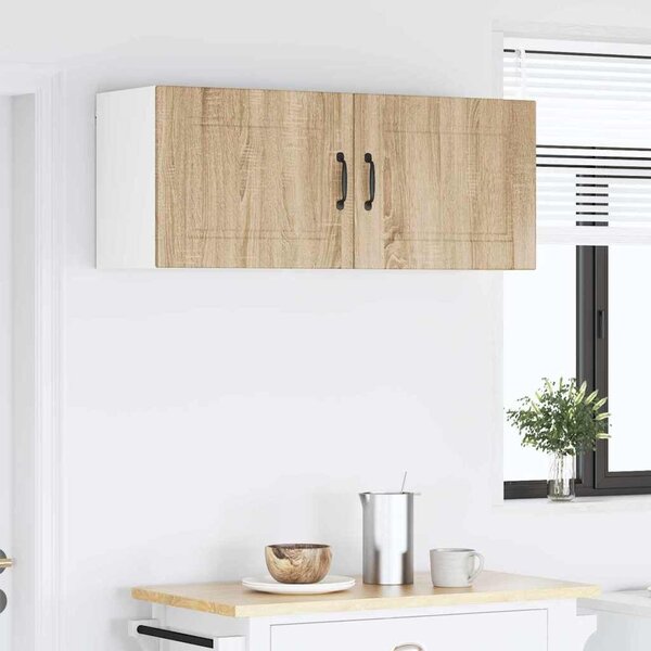 VidaXL Fali Szekrény PORTO 2 pcs Sonoma tölgy 50 x 31 x 40 cm Faanyag