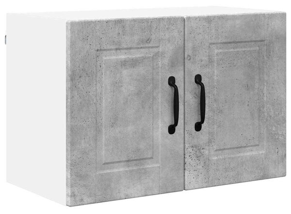 VidaXL Fali Szekrény PORTO 2 pcs Beton Szürke 60 x 31 x 40 cm Faanyag