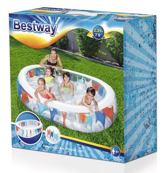Bestway felfújható medence - Elliptikus medence, 229 x 152 x 51 cm