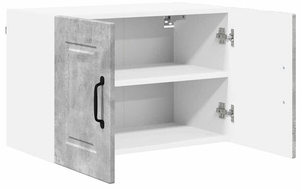 VidaXL Fali Szekrény PORTO 2 pcs Beton Szürke 60 x 31 x 40 cm Faanyag