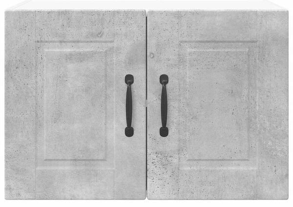 VidaXL Fali Szekrény PORTO 2 pcs Beton Szürke 60 x 31 x 40 cm Faanyag