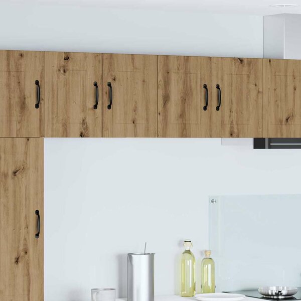 VidaXL Fali Szekrény PORTO 2 pcs Artisan tölgy 60 x 31 x 40 cm Faanyag