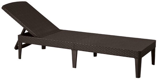 Keter ALLIBERT JAIPUR exkluzív polyrattan kerti nyugágy - barna - 188 cm (8711245144894)