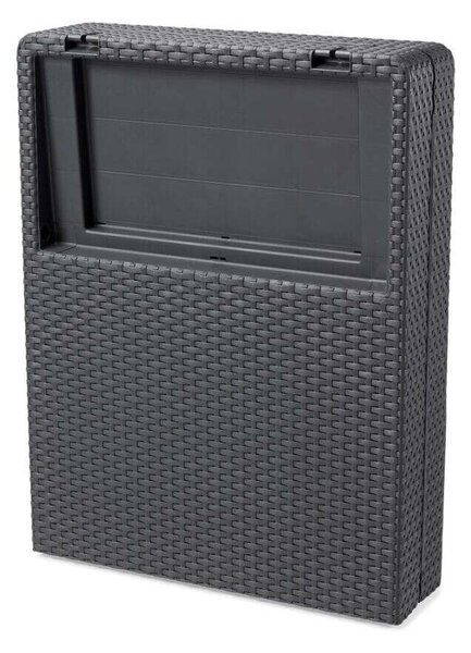 Keter ALLIBERT JAIPUR exkluzív polyrattan kerti nyugágy - barna - 188 cm (8711245144894)