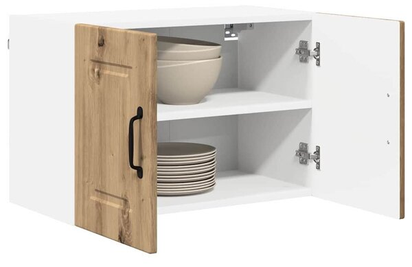 VidaXL Fali Szekrény PORTO 2 pcs Artisan tölgy 60 x 31 x 40 cm Faanyag