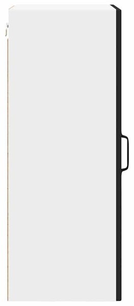 VidaXL Konyhaszekrény polcokkal 2 pcs Fekete 40 x 31 x 80 cm Faanyag