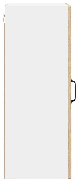 VidaXL Fali üveges szekrény PORTO 2 pcs Sonoma tölgy 40 x 31 x 80 cm