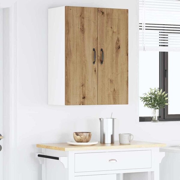 VidaXL Fali Szekrény PORTO 2 db Artisan tölgy Szerelt Fa