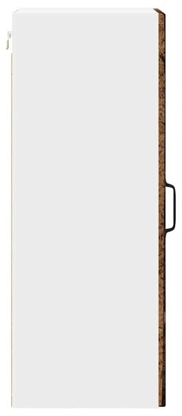 VidaXL Konyhaszekrény polcokkal 2 pcs Öreg fa 30 x 31 x 80 cm Faanyag