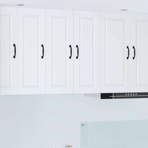 VidaXL Konyhaszekrény polcokkal 2 pcs Fehér 30 x 31 x 80 cm Faanyag