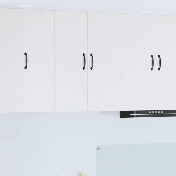 VidaXL Fali Szekrény PORTO Magas Fényű Fehér 60 x 31 x 80 cm Faanyag