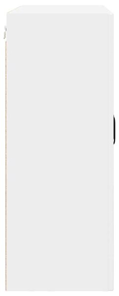 VidaXL Fali üveges szekrény PORTO Fehér 80 x 31 x 80 cm Szerelt Fa