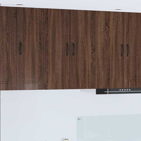 VidaXL Konyhaszekrény polcokkal Barna Tölgy 60 x 31 x 80 cm Faanyag