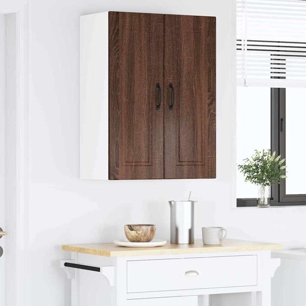 VidaXL Konyhaszekrény polcokkal Barna Tölgy 60 x 31 x 80 cm Faanyag