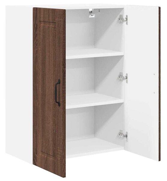VidaXL Konyhaszekrény polcokkal Barna Tölgy 60 x 31 x 80 cm Faanyag