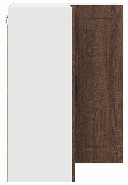 VidaXL Konyhaszekrény polcokkal Barna Tölgy 57 x 57 x 80 cm Faanyag