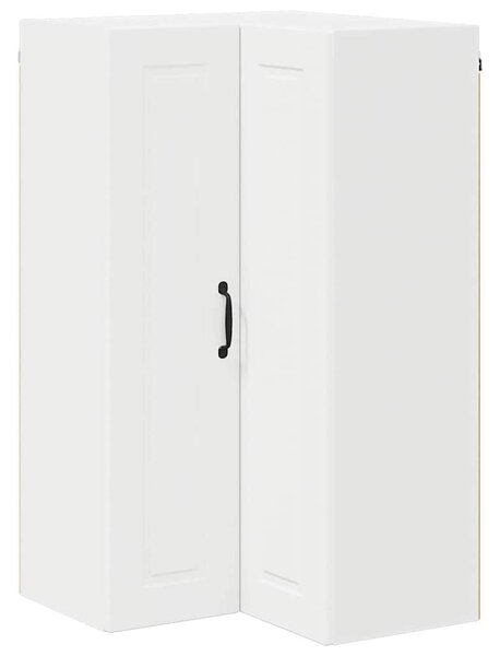 VidaXL Konyhaszekrény polcokkal ajtóval Fehér 57 x 57 x 100 cm Faanyag