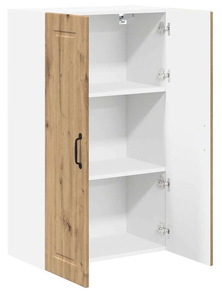 VidaXL Konyhaszekrény polcokkal Artisan tölgy 60 x 31 x 100 cm Faanyag