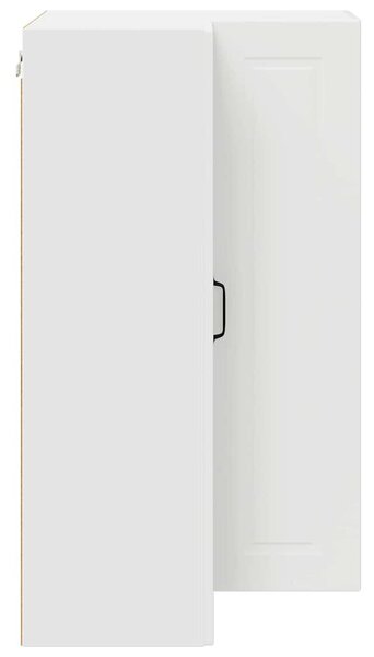VidaXL Konyhaszekrény polcokkal ajtóval Fehér 57 x 57 x 100 cm Faanyag