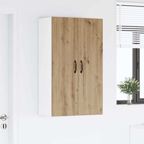 VidaXL Konyhaszekrény polcokkal Artisan tölgy 60 x 31 x 100 cm Faanyag